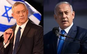 Image result for netanyahu gantz