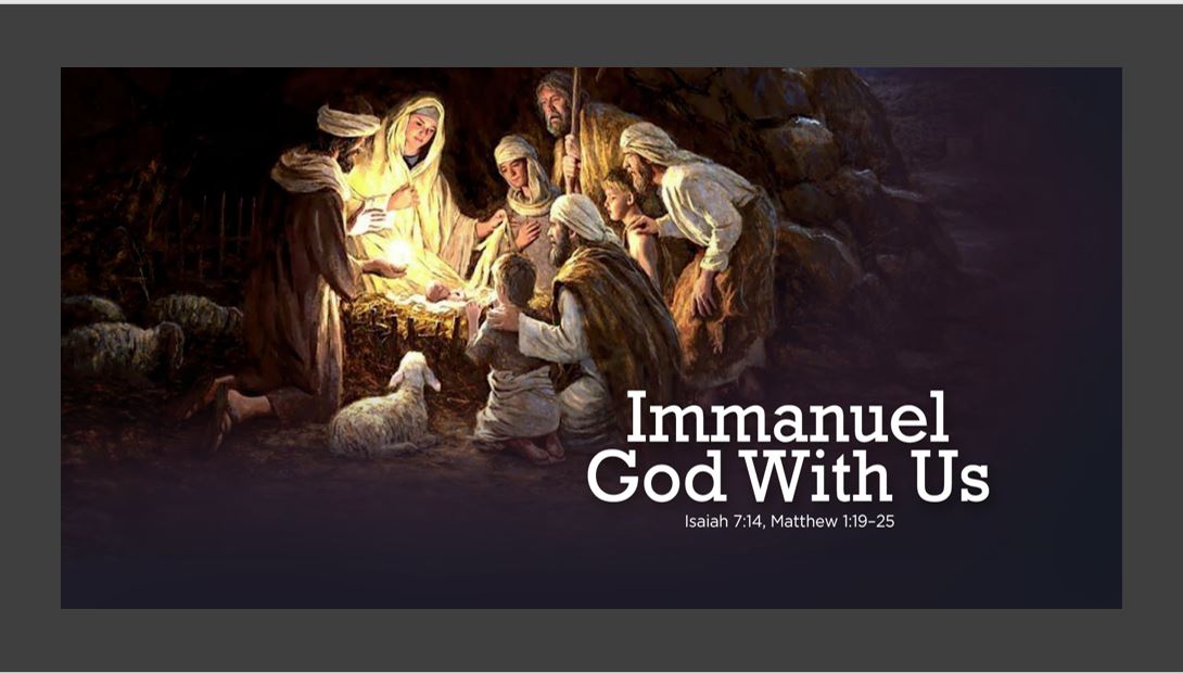She will Call His Name Immanuel…God with Us – Looking for the Blessed Hope